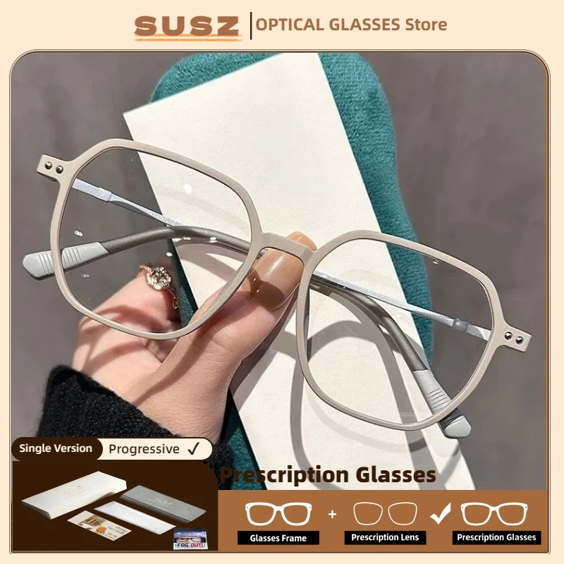 

SUSZ New Colourful Gradient Women Eyeware Anti Blue Light Photochromic Prescription Glasses Polarized UV Protection Sunglasses