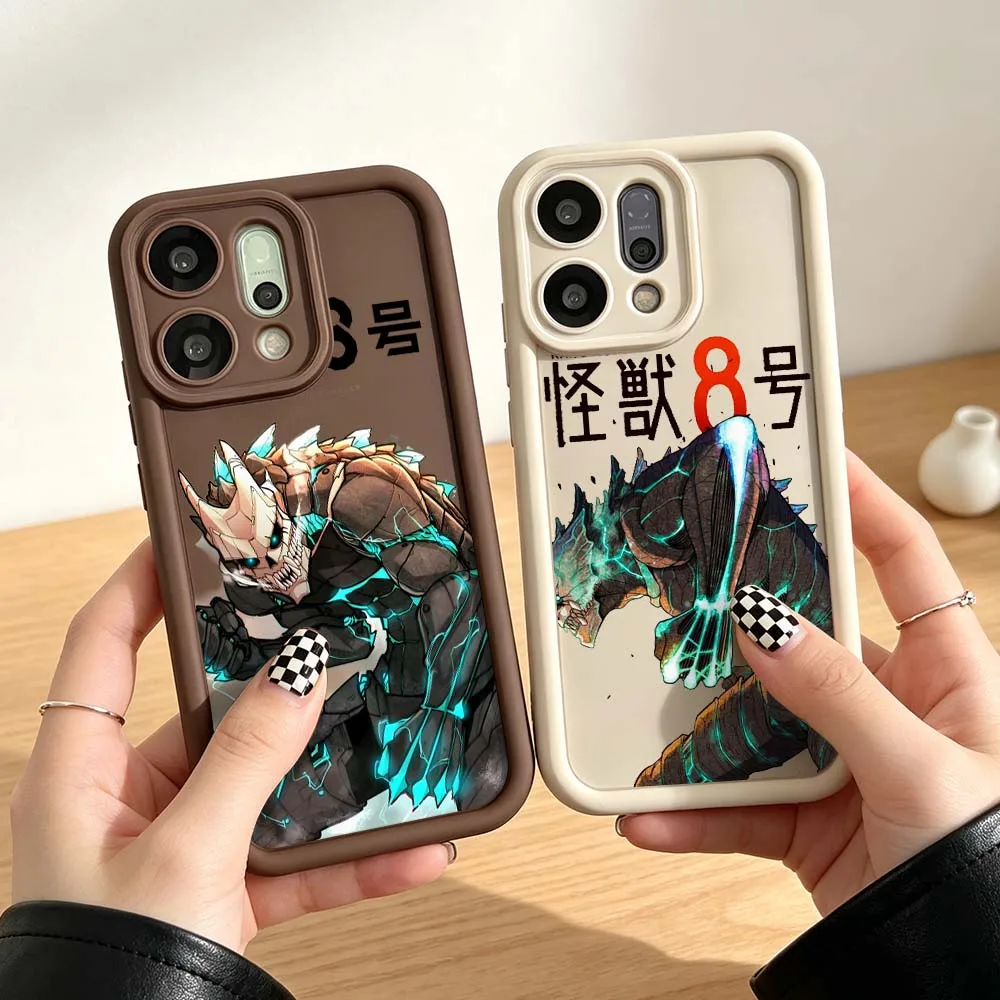 Funda para teléfono Anime Kaiju R No. 8 con diseño de escalera de ojos para OnePlus 15, 15T, 13, 13R, 13S, 13R, 12, 12R, 11, 11R, 10, 8T, Ace 3, 3V, 5, 6, CE, 2