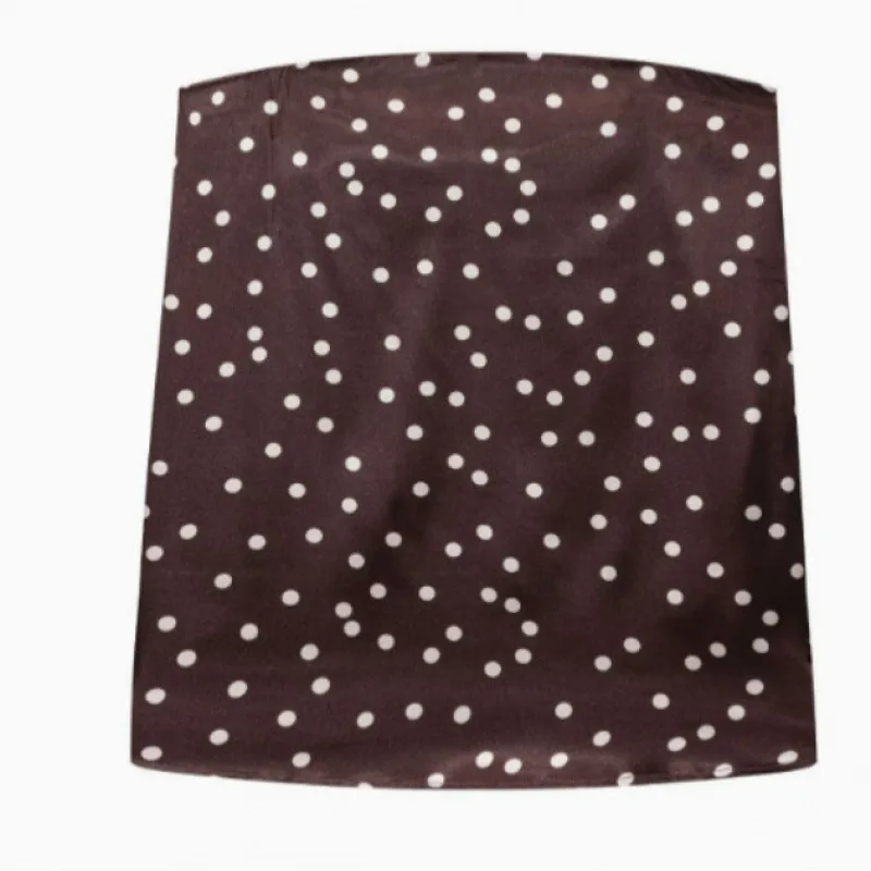 Cross-Border Women's Fashion Casual Silk Satin Texture Halter Top Polka Dot Pants Summer Long Sleeve Polyester Workwear