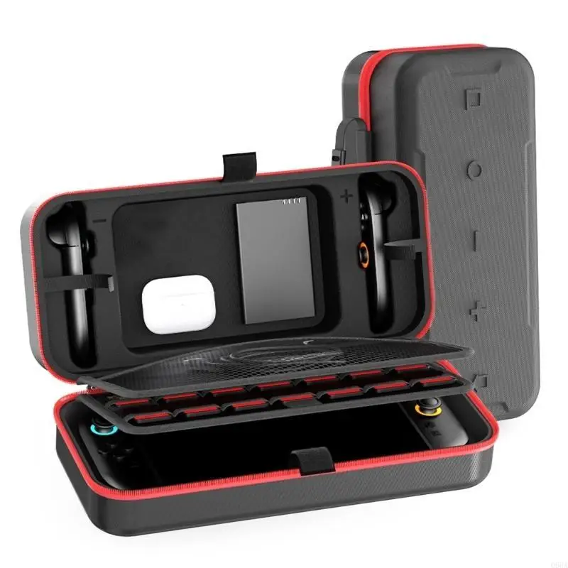 EVA Carrying Case for NS2 Console & Controller Cratchproof Box Game Caseproof Case مع فتحة بطاقة