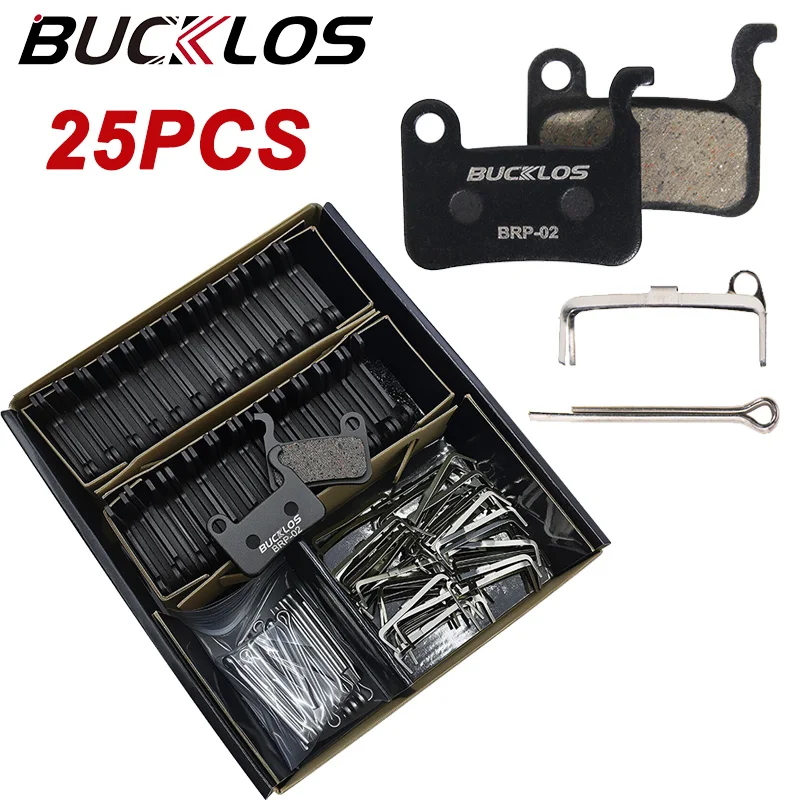 

BUCKLOS Bicycle Hydraulic Disc Brake Pads for SHIMANO MTB Mountain Bike Brake Pads Ceramics Semi-Metallic Cycling Brakes Pads
