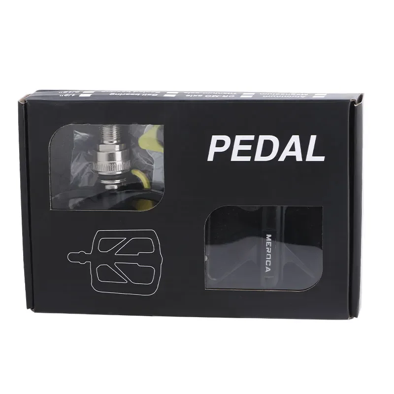 MEROCA Fahrrad-Schnellspanner-Pedal mit 3 Lagern, ultraleicht, aus Aluminiumlegierung, für Mountainbikes und Rennräder, rutschfeste Fahrradpedale, Fahrradteile – Detail 7