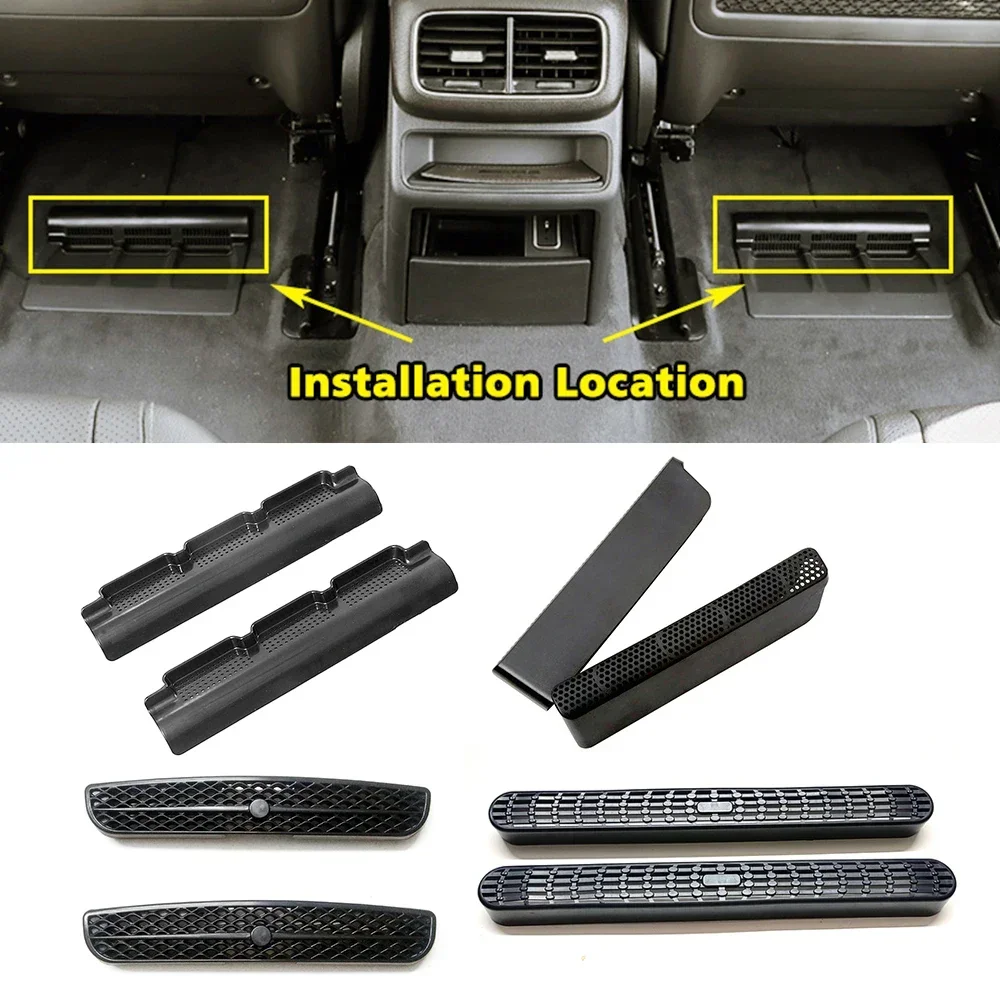 For Mercedes Benz A B C E CLA GLA GLB GLC GLE GLS Class Under Seat Floor AC Air Conditioner Vent Outlet Grille Cover Trim