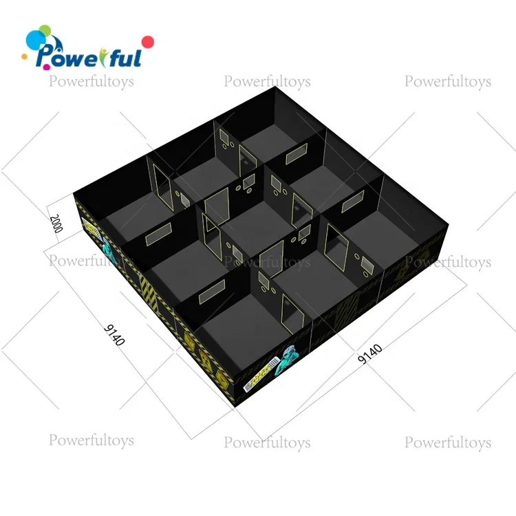 Commercial Sport Game Inflatable Maze Game Inflatable Laser Tag Arena for Outdoor Party