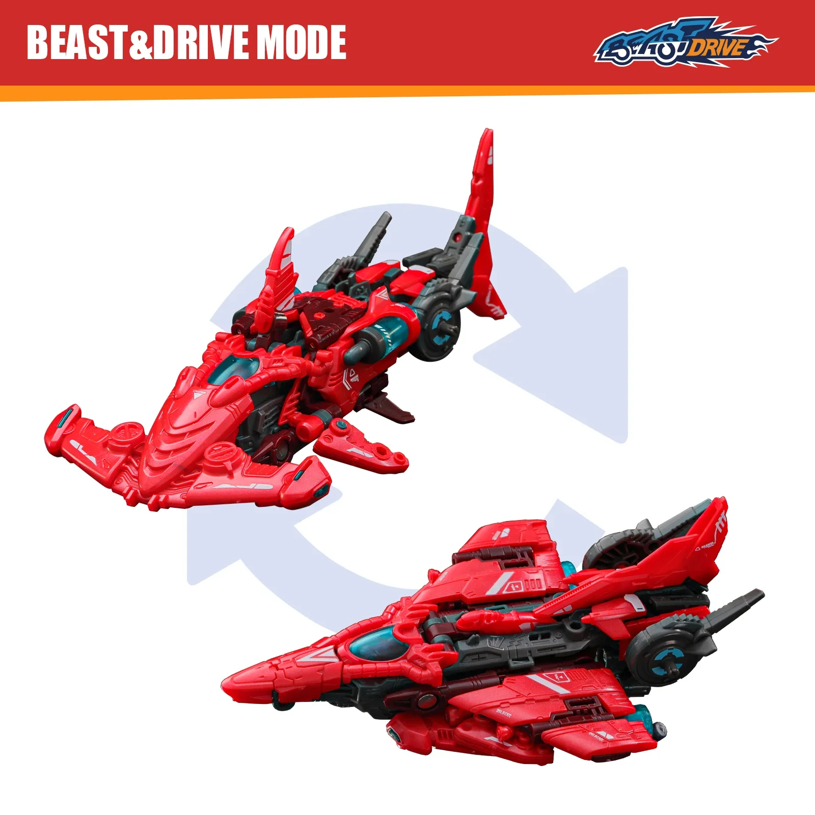 52TOYS BEASTDRIVE BD-04 ABYSS SWEEPER Vervormingsrobot Omzetten in Hammerhead Shark en Fighter Collectible Action