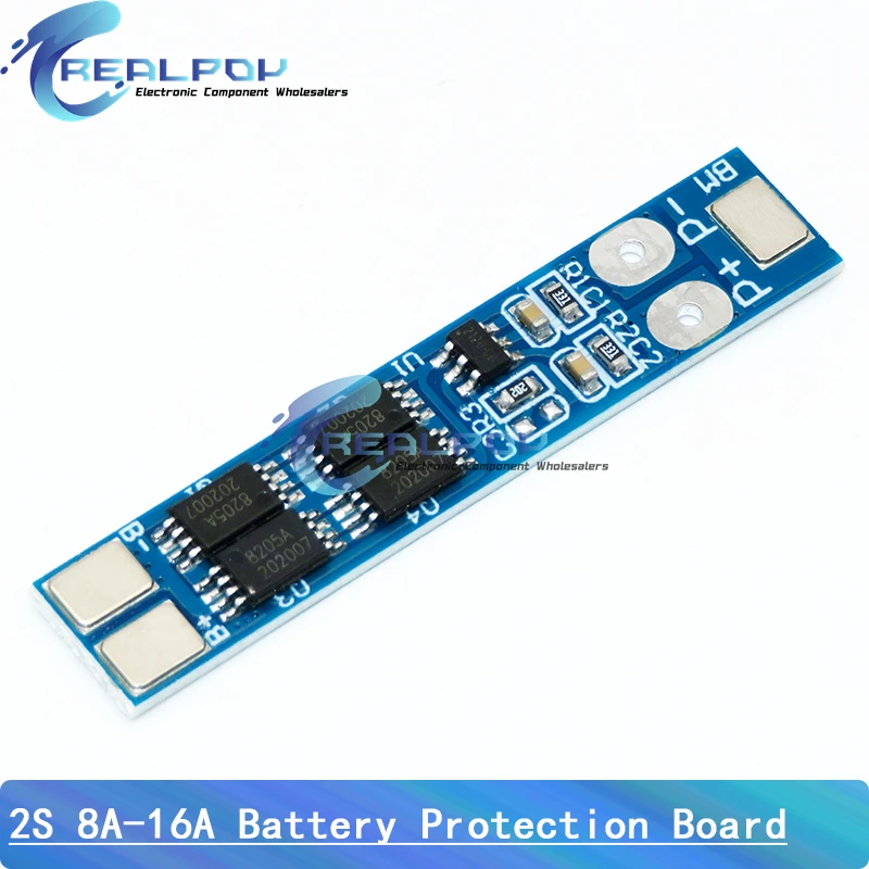 2S 7.4V 8A Li-ion 18650 Lithium Battery Charger Protection Board 8.4V Overcurrent Overcharge / Overdischarge Protection