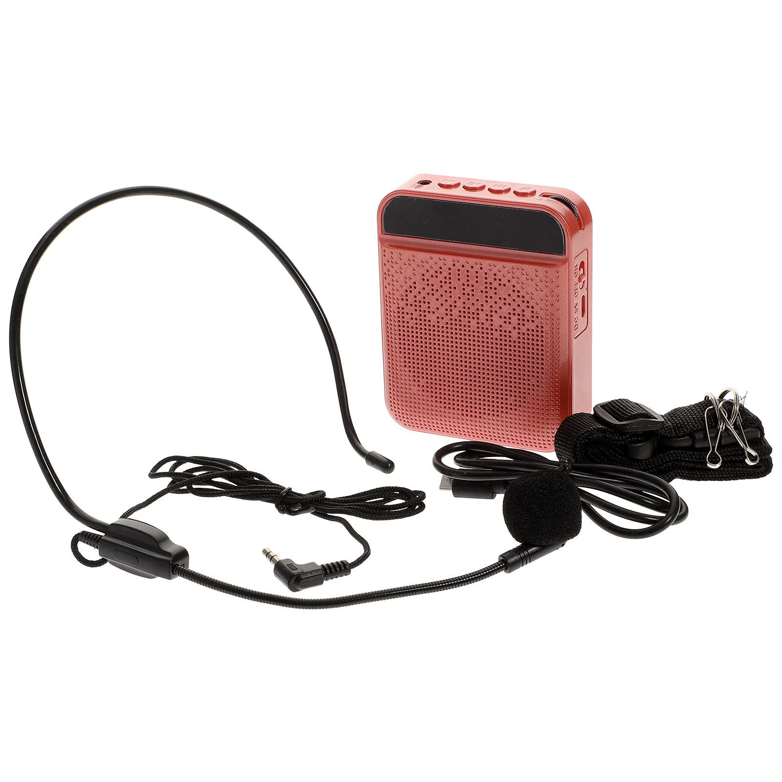 

1Set Wireless Amplifier High Volume Portable Voice Amplifier for Classroom Teaching Outdoor Activities Card Insertion