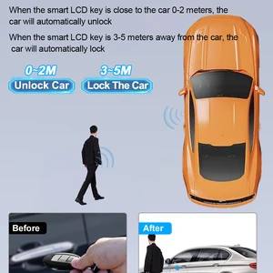 CF920 تعديل عالمي ذكي شاشة عن بعد LCD مفتاح الدخول قفل تلقائي مريح بدون مفتاح IR لأودي / بي إم دبليو / فورد / مازدا / تويوتا / كيا / بيجو / فيات / رينو / أوبل / جيب / فولكس فاجن / هوندا / هيونداي / ميتسوبيشي / سوزوكي أفضل 10 مبيعات نوع لوحة فيات - رقم 2