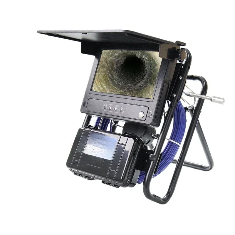 Waterproof turning ultra-high definition endoscope, automatic zoom visual tube drainage leakage detection and accurate