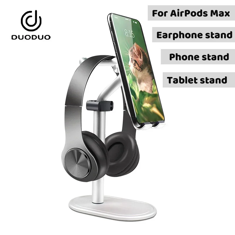 Support de casque de jeu pour tablette, réglable, angle recommandé, universel, support de téléphone de sauna, gain de place, bureau, matin, écouteur, cintre