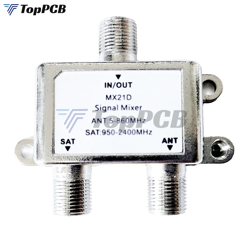 エクスプレス2とアンテナ 2 in 1 2 Way Satellite Splitter MX21D TV Signal Cable TV Signal