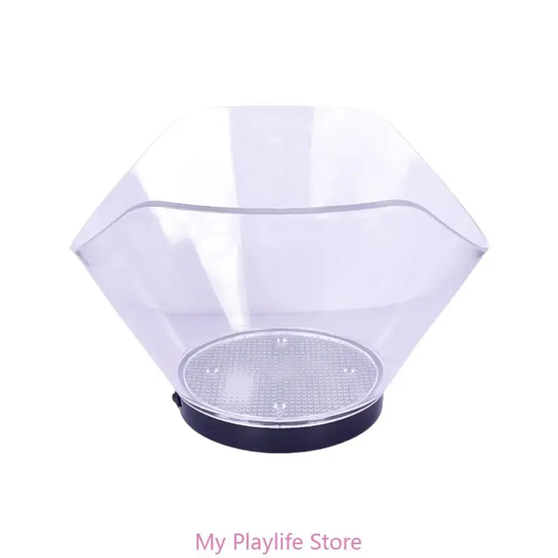 

Plastic Ice Buckets Clear Transparent Beverage Tub for Chilling Wine Champagne and Beer Bottles Storage Container