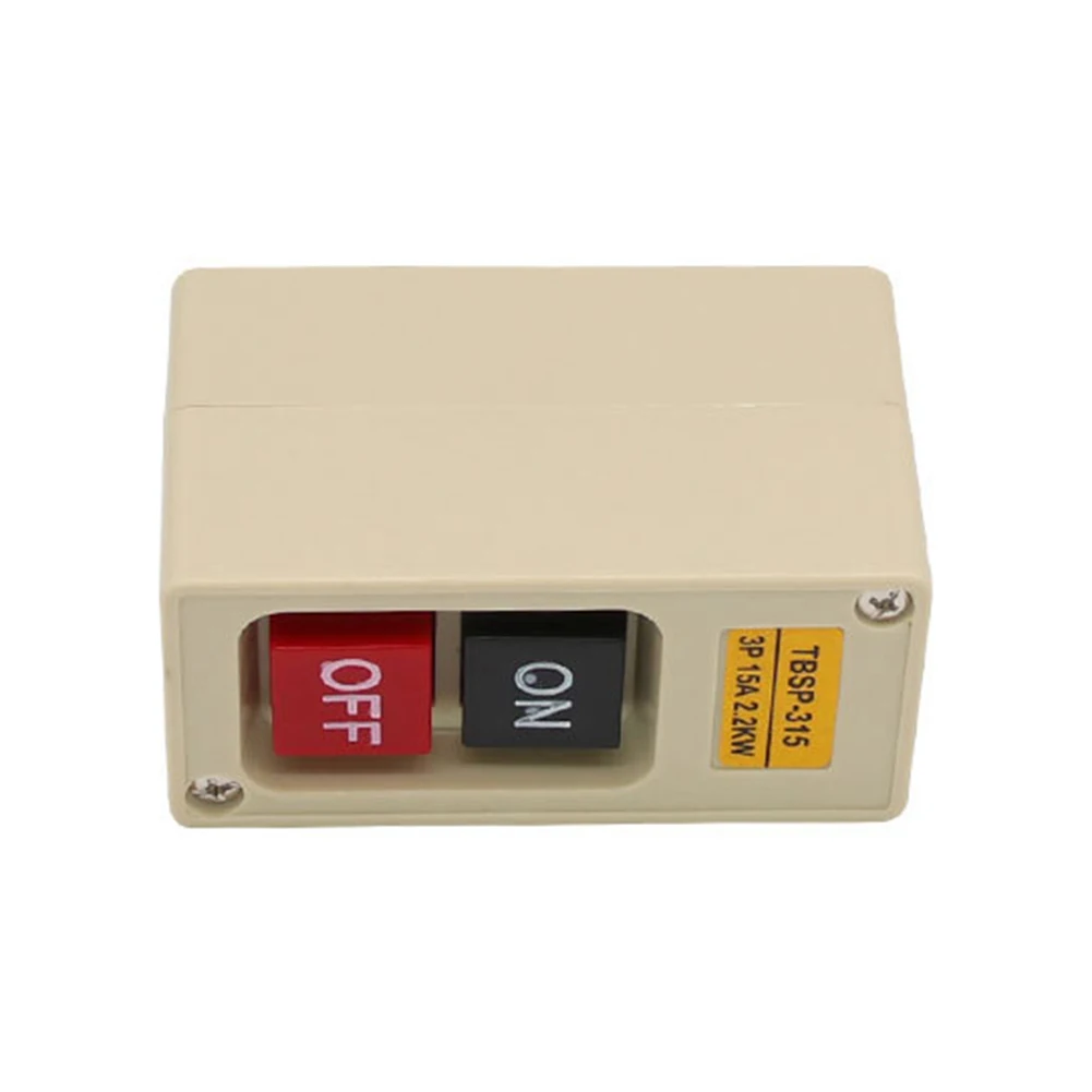 TBSP-330 Three Phase Push Button Switch Designed For 2.2KW 3.7KW Rated Insulation Voltage And 440V+ Operating Voltage