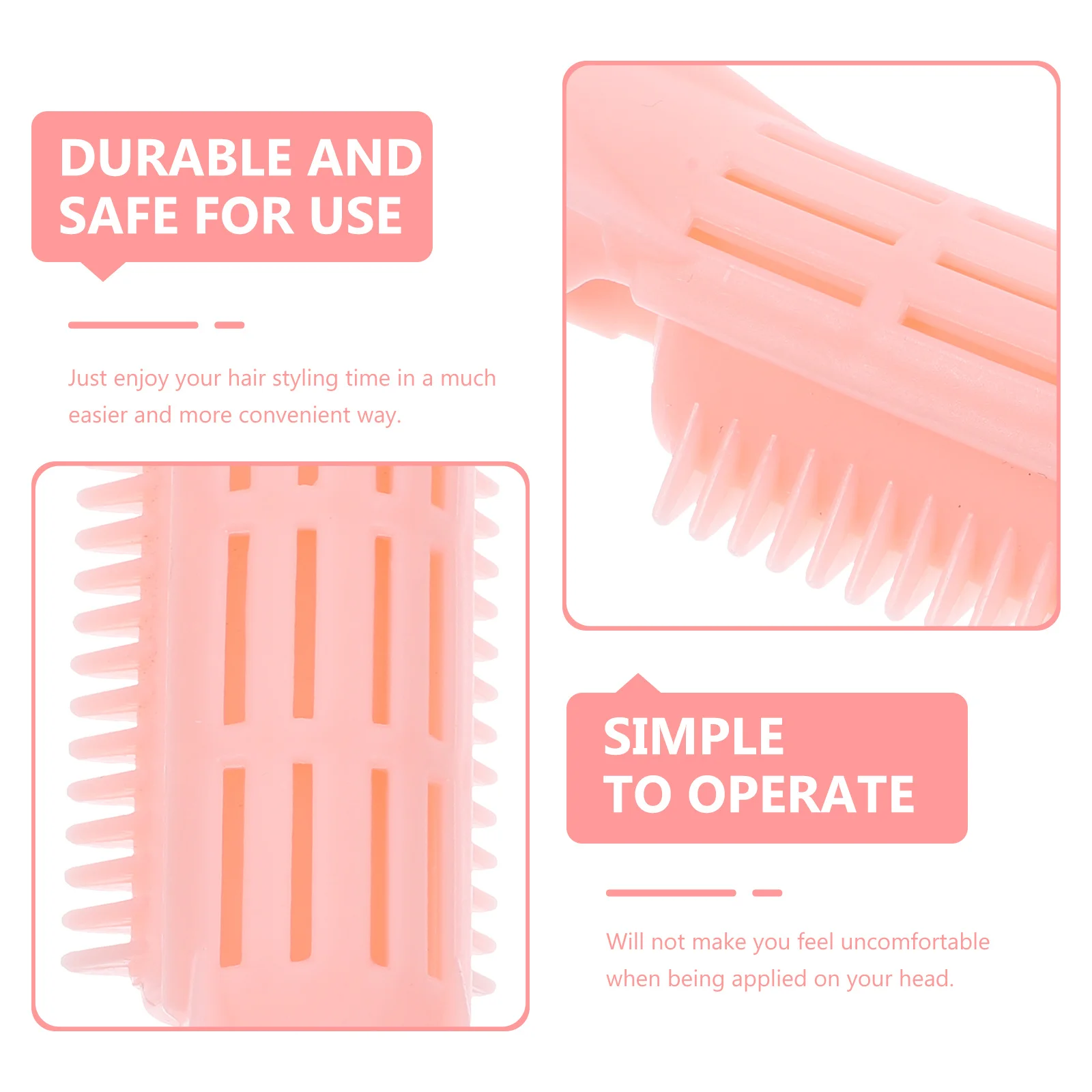 

6Pcs Hair Root Clips Women Volumizing Curl Root Clips Soft Styling Tools for Volume and Lift Hair Volume Clip