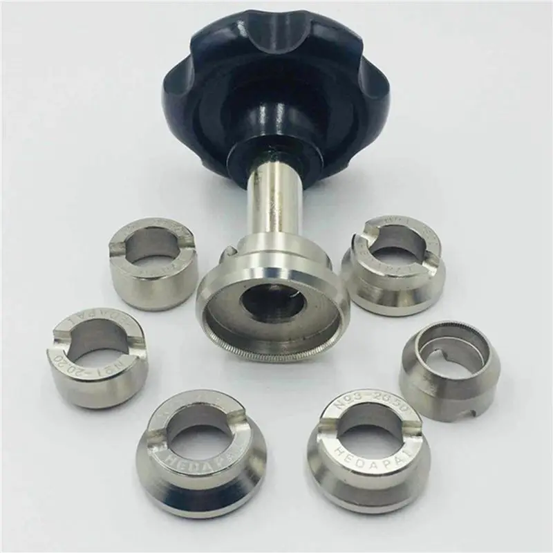 3X Key Closing Waterproof Tool Watch Back Case Opener 7 Size Types Professional Watch Repair Tools Set For Rolex Tudor