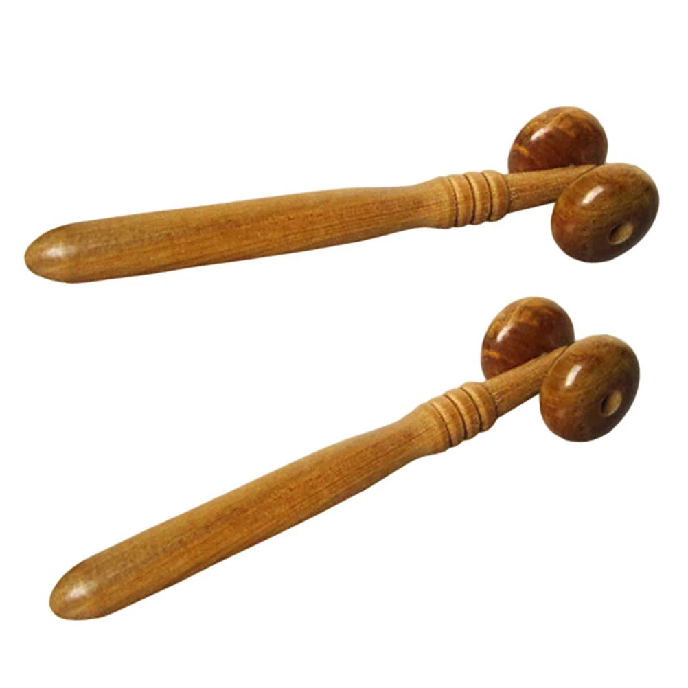 2pcs Fragrant Wood Massager Nose Beauty Tool Facial Roller Massager Nose Shaping Clip nose roller