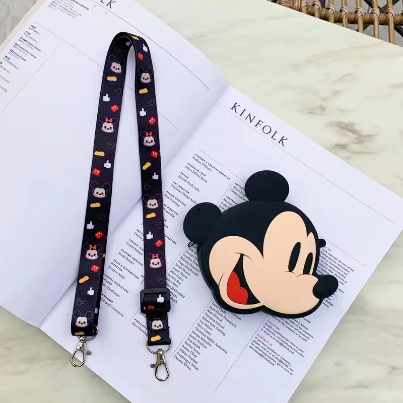 Anime Disney Stellalou Mickey Minnie Mouse Winnie Mini borsa per bambini borsa in Silicone borsa diagonale portamonete giocattolo per regalo per