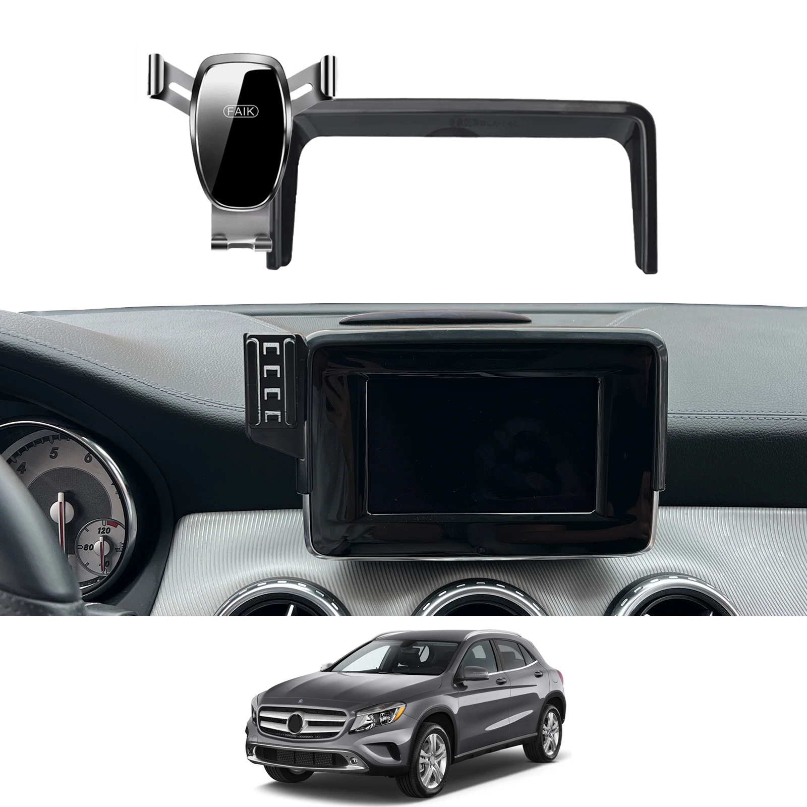 

Car Phone Holder for Mercedes-Benz GLA 2015-2016 GPS Bracket Navigation Stand Auto Accessories