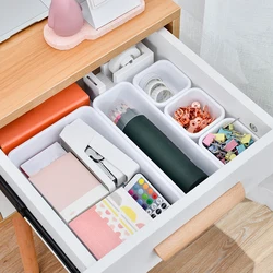 Versatile Drawer Storage Box Set for Cosmetics, Cutlery, Kitchen Tools and Stationery