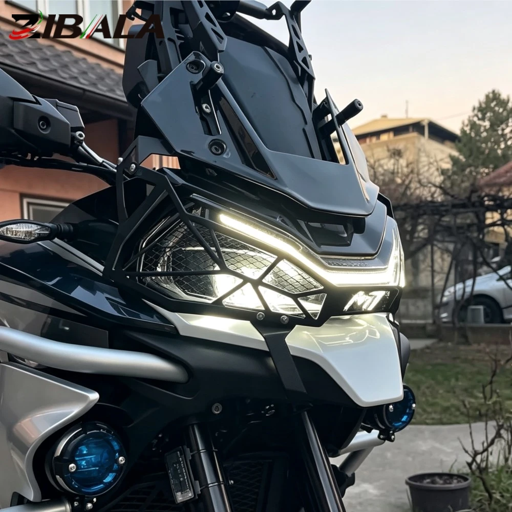 For CFMOTO CF MOTO 800 MT 800 mt CF800MT 800 MT 2021-2025 2026 Headlight Guard Protector Grille Cover Motorcycle CNC Accessories