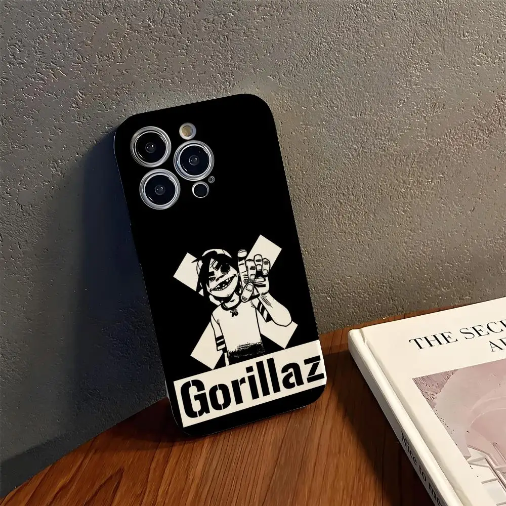 

G-Gorillaz band Phone Case Phone Case For IPhone 16 15 14 13 12 11 Pro Max X XR XSMax 7 8 Plus Glossy Film Hard PC Cover