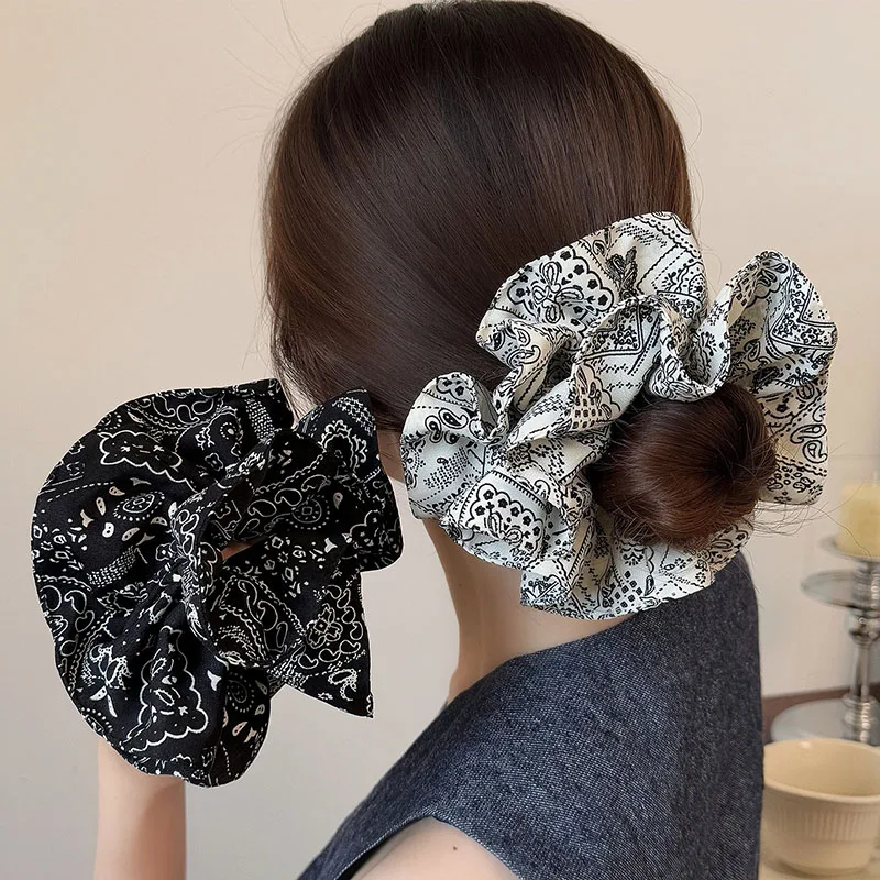 

Винтажный цветок кешью, высококачественный галстук для волос, художественная литературная элегантная женская прическа, шиньон, кольцо для волос, аксессуары для волос