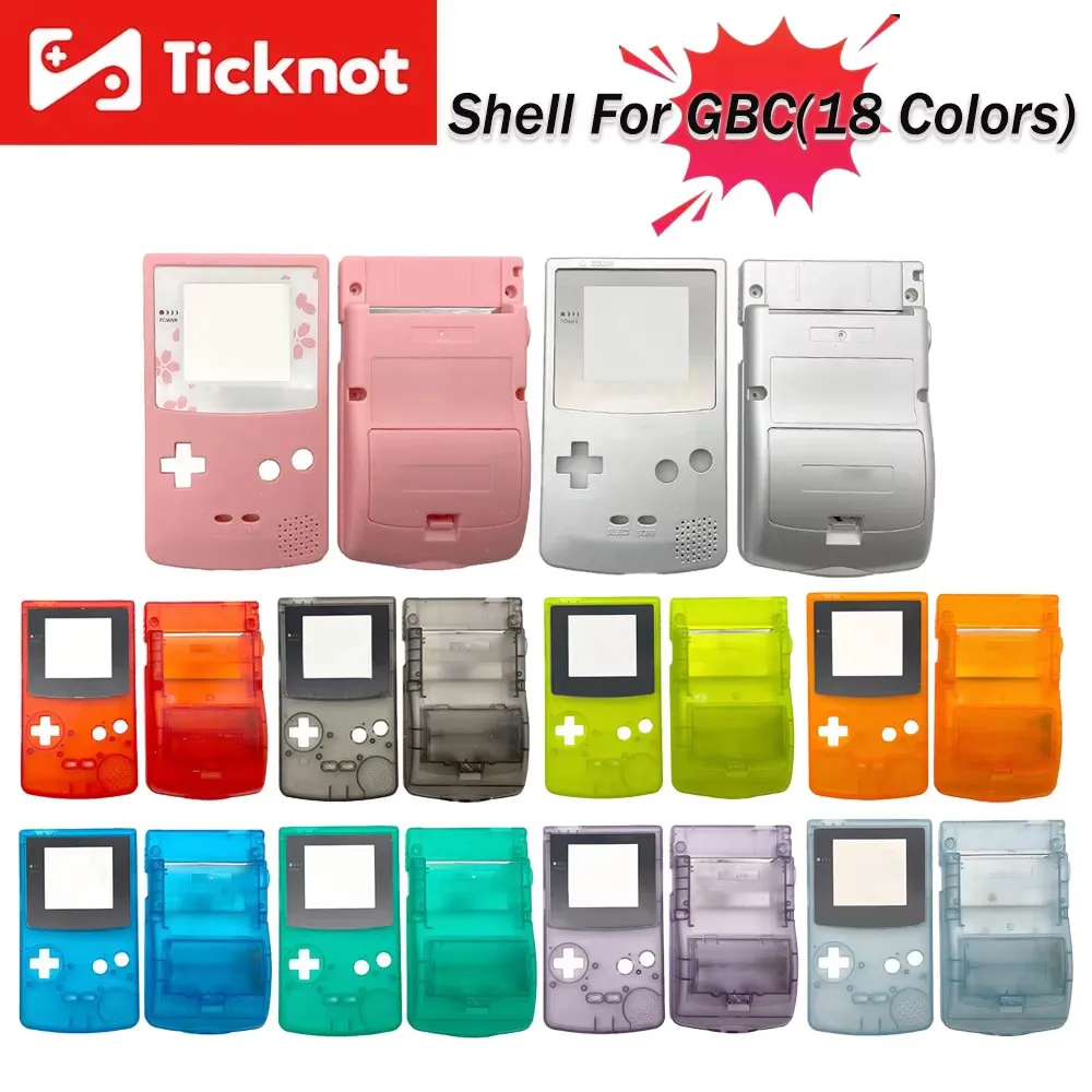 

Корпус для консоли GBC, сменная крышка с кнопками, проводящие накладки для Gameboy Color