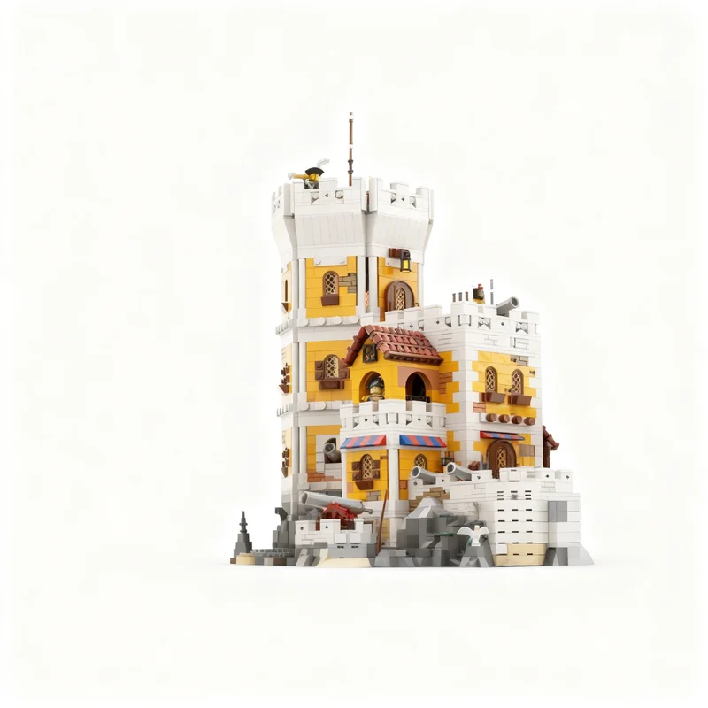 4516pcs MOC Pirates Sierra Madre Fortress Pirates World 6 Model Toys Building Blocks Construction Christmas Gift DIY Assemble