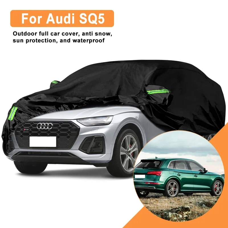 

For Audi SQ5 Car Full Cover - Outdoor Waterproof Snowproof Sunshade, Winter & Summer All Weather Auto Protection Accessories