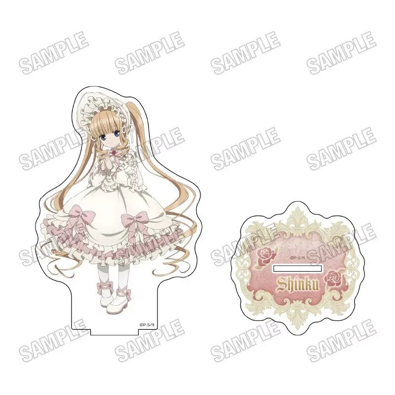 Rozen Maiden Anime Shinku Suigintou Suiseiseki Souseiseki Acrylic figure Stand Plate Cosplay Prop Decor Cartoons Key chains - view 2