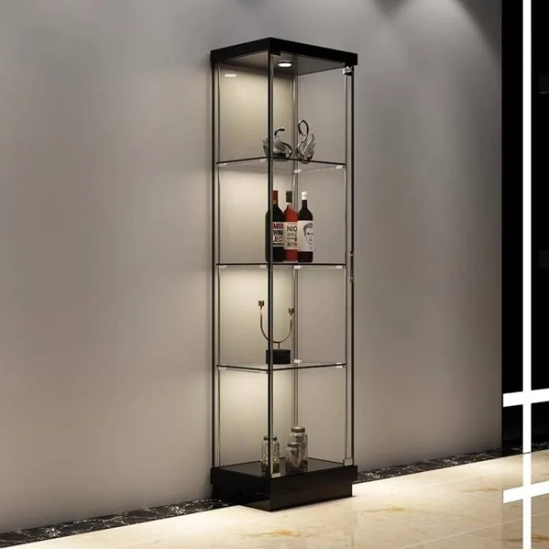 Vitrina Glass Display Cabniet Corner Coffee Bar Outside Mini Bar At Home Furniture All Items Audio Cabinet Wine Bottles Locker