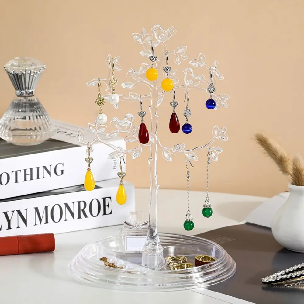 Изысканная демонстрационная стойка для ювелирных изделий большой емкости, демонстрационная стойка для ювелирных изделий в форме дерева, полка для колец и ожерелий