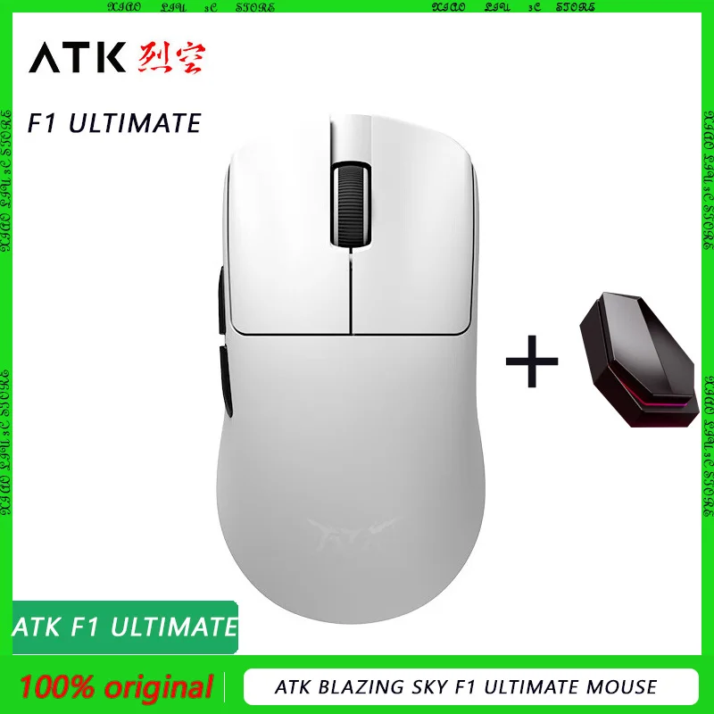 ATK Blazing Sky F1 Ultimate Gaming Mouse PAW3950 8000Hz Nordic52840 Dual Mode Wireless Ultra Lightweight Esport Fps mouse