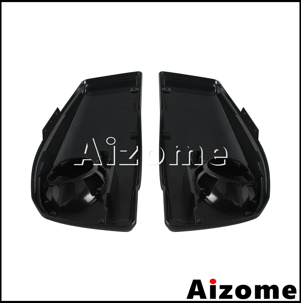 ملحقات الدراجات النارية باللون الأسود أغطية السرج الخلفي قطع مكبر الصوت شواية لدراجة Harley Touring CVO Road Street Glide 2023 2024 2025 #4