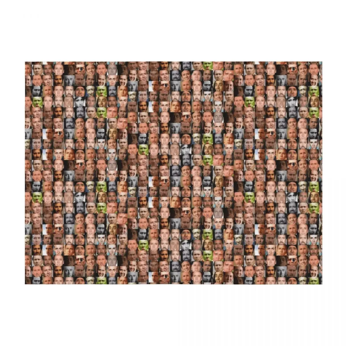 

Cage Collage Throw Blanket warm for winter Flannel Personalized Gift Beach Blankets