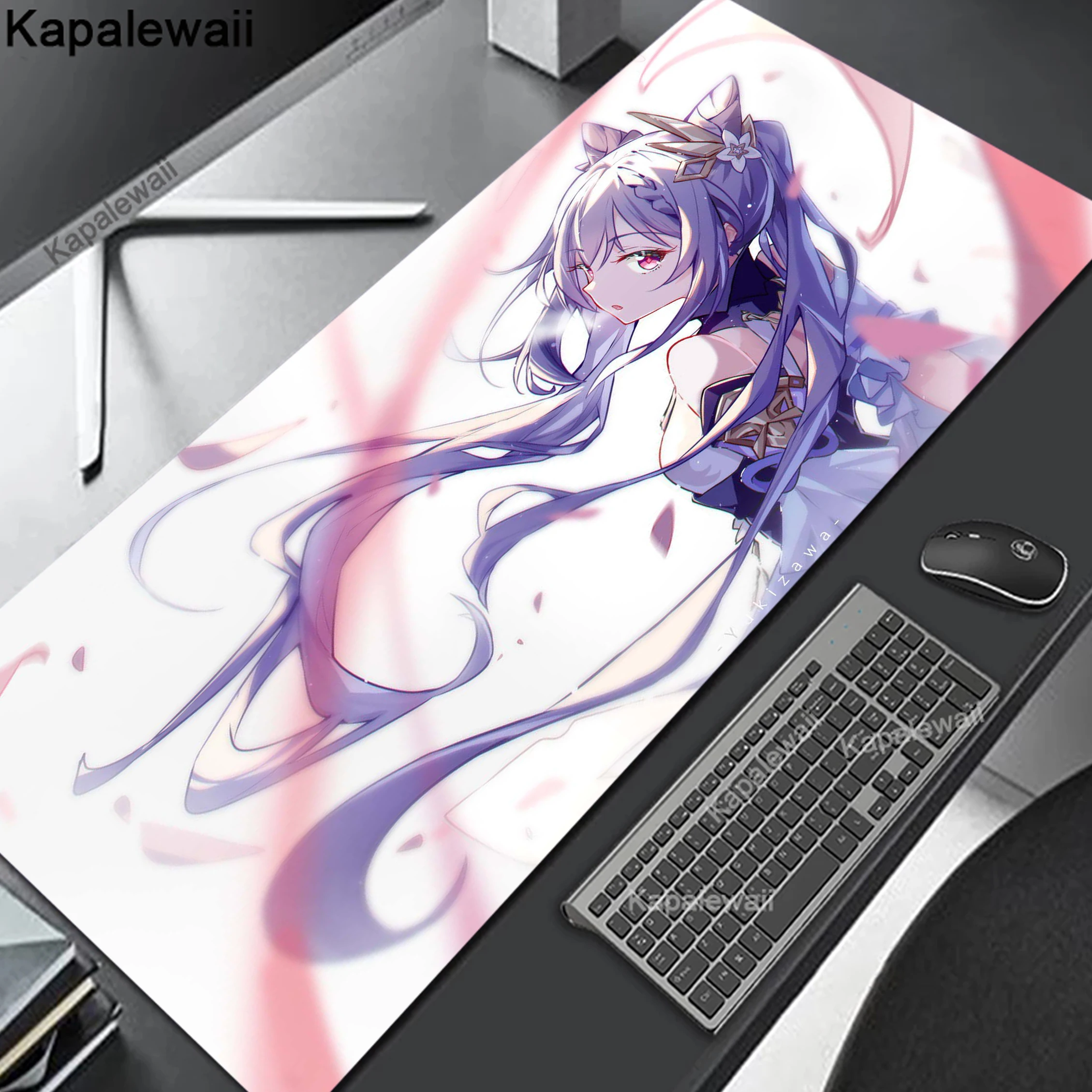 

Extended Mouse Pad Office Genshin Impact Locking Edge Mousepad Gaming Speed Keyboard Pad Table Carpet Computer Gamer Desk Mat