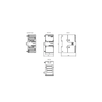 6ES7288-2QR16-0AA0 PLC SIMATIC S7-200 SMART Digital Output EM DR16 16 DO Relay 2 A 6ES72882QR160AA0