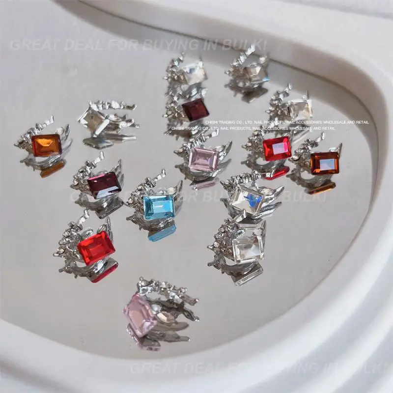 Простой и стильный прямоугольный стек для сверления Удобные и практичные аксессуары для ногтей Праздничный дизайн Удобно носить