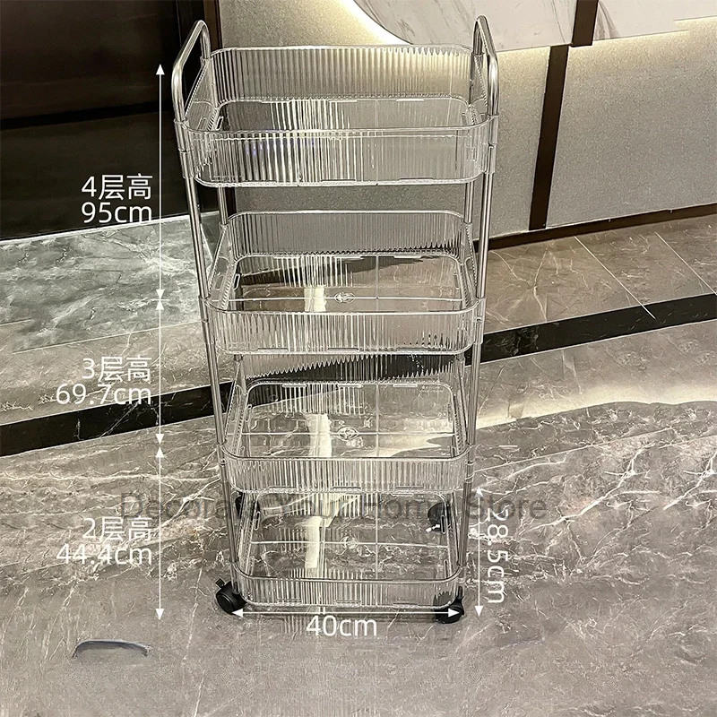 Storage Hairdressing Salon Trolley Medical Wheels Cosmetic Rolling Salon Trolley Carrello Attrezzi Salon Furniture BL50ST