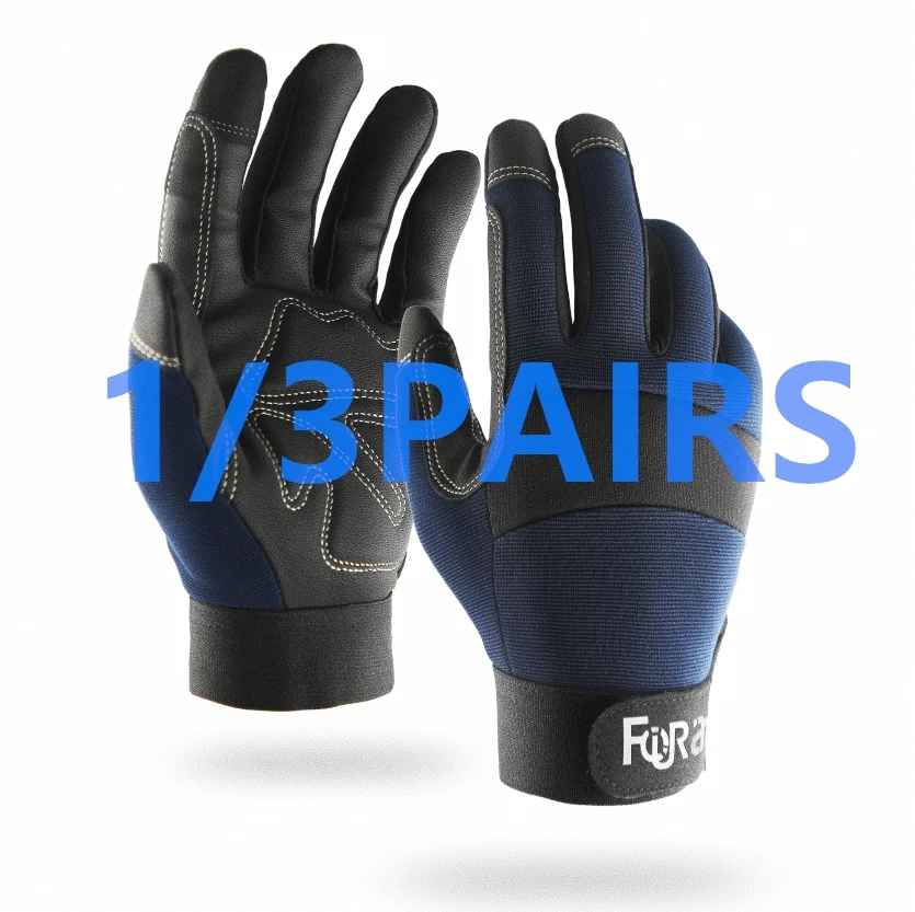 

1/3 пары повседневных рабочих перчаток для мужчин и женщин — смесь полиэстера для мастерских и ошибок