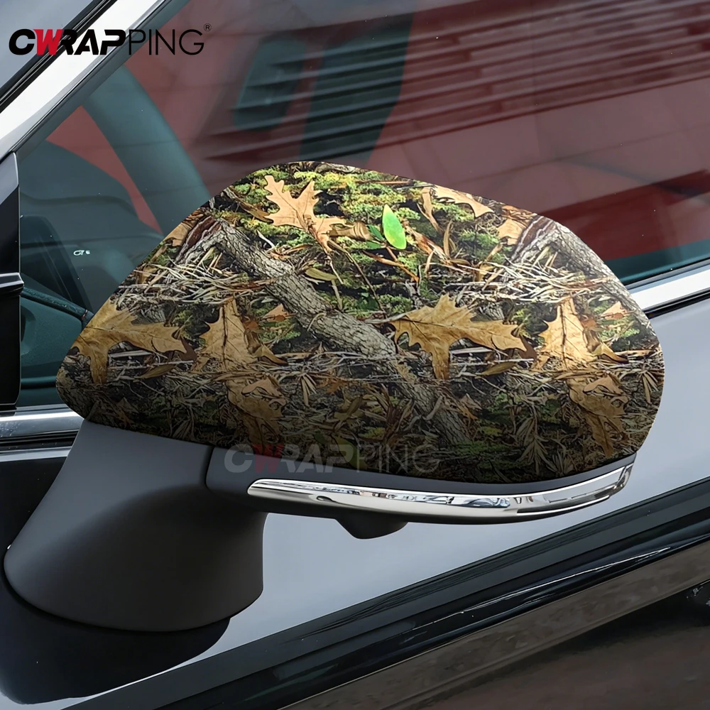 Waterproof Wrap Foil Car Styling and Trim Self-adhesive Leaf Camouflage Car Sticker Vinyl for Motorcycle Bubble Free Stickers view 5