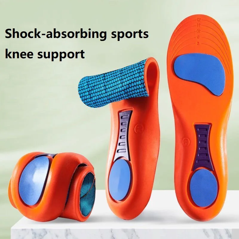 Palmilhas ortopédicas masculinas com sola confortável, palmilhas ortopédicas com amortecimento para sapatos, sola crescente