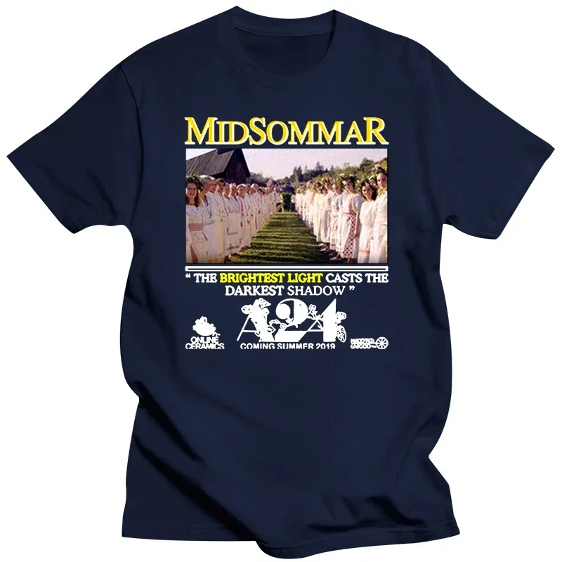 Midsommar Movie T-shirt Vintage Washed Y2K Aesthetic Unisex Oversized Short Sleeve Summer Cotton Retro Streetwear 2026 Hot Sale