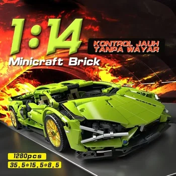 Toylinx blocos de construção técnicos corrida esporte carro velocidade veículo modelo cidade mecânica super brinquedos natal dia das bruxas páscoa