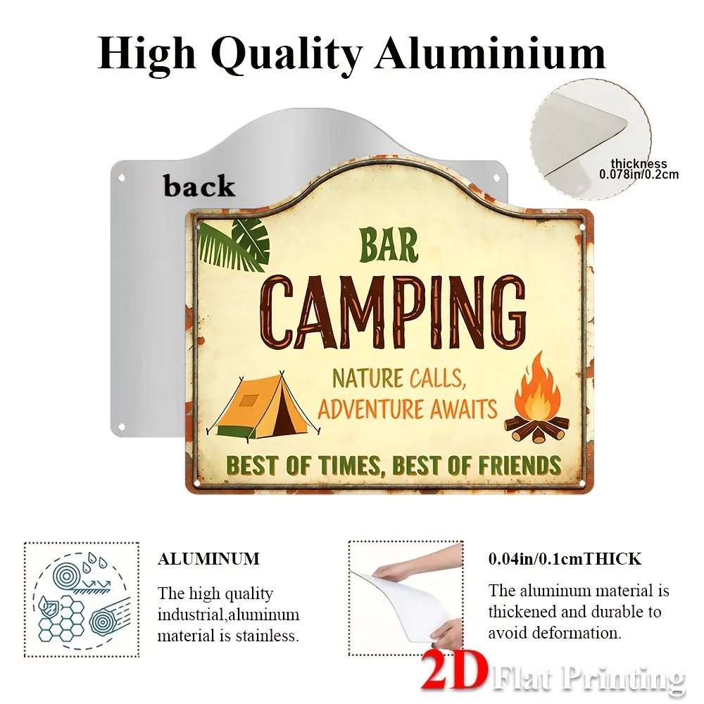 2D Flat, Signs Metal Sheet Painting 