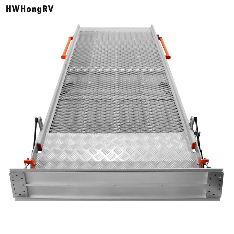 HWHongRV Mainly Aluminum Handicap and  Ramp for Minivan Entryway Durable Aluminum Material Motorcycle Ramps&Stands