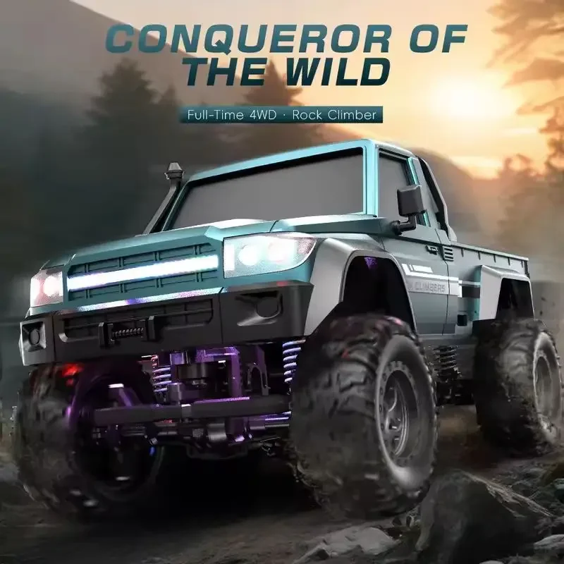 E201 E202 1/20 Rc Car E202 Full Proportion 4WD Tough Wild 20km/h High-speed Rock Climbing Off-road Vehicle Children Car Toy Gift