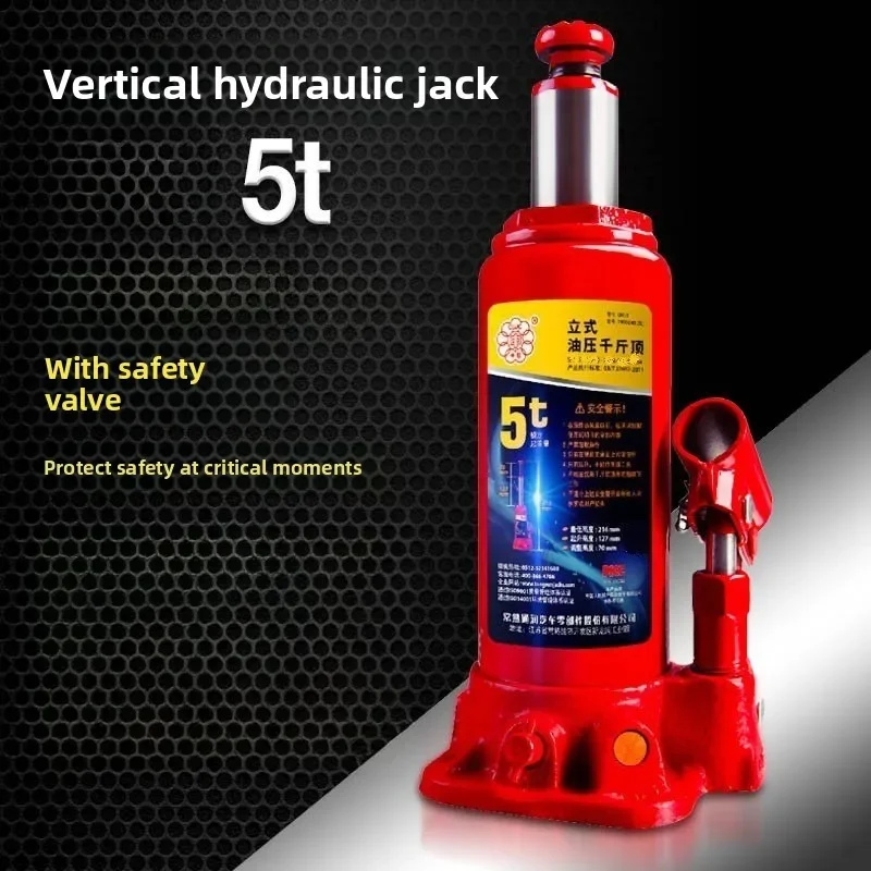 Reliable Vertical Hydraulic Jack 5-ton Jack for Vehicles Hydraulic Jack for Auto Repair and Maintenance