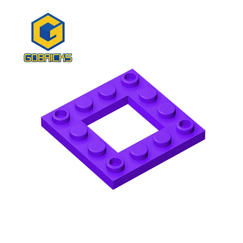 Gobricks 10PCS MOC Bricks Compatible Assembles Particles 64799 4x4 For Building Blocks Creative Educational High-Tech Parts Toy