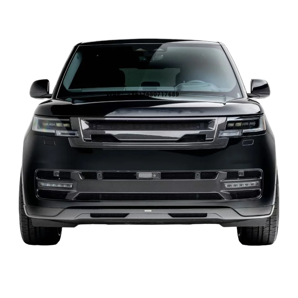 FOR LandRover RangeRover Body Kit V Style Carbon Fiber Front Lip Side Skirt Diffuser Spoiler-New Upgrade for Range Rover